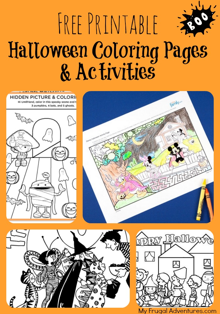 Free halloween coloring pages