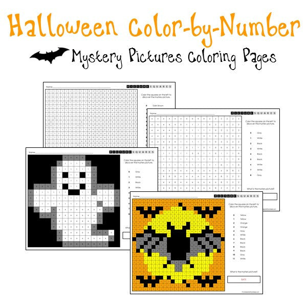 Halloween coloring pages color