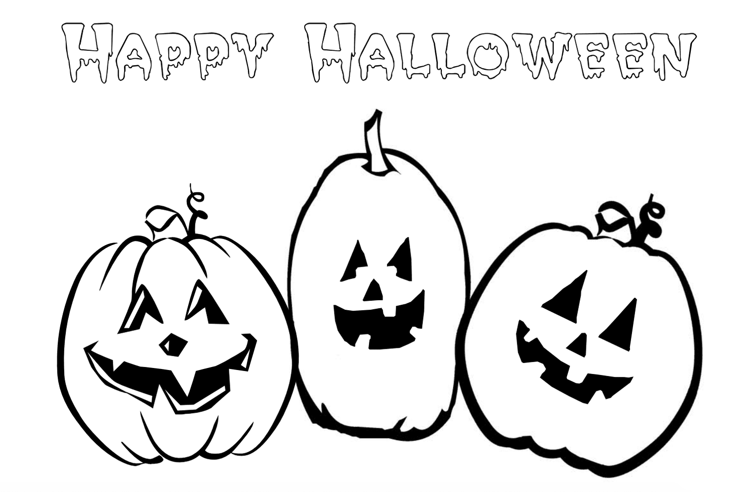 Free printable halloween coloring pages