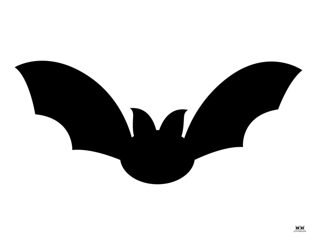 Bat templates coloring pages