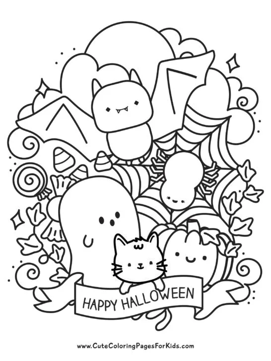 Printable halloween coloring pages download all pdfs