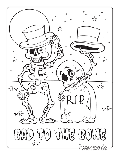 Free printable halloween coloring pages