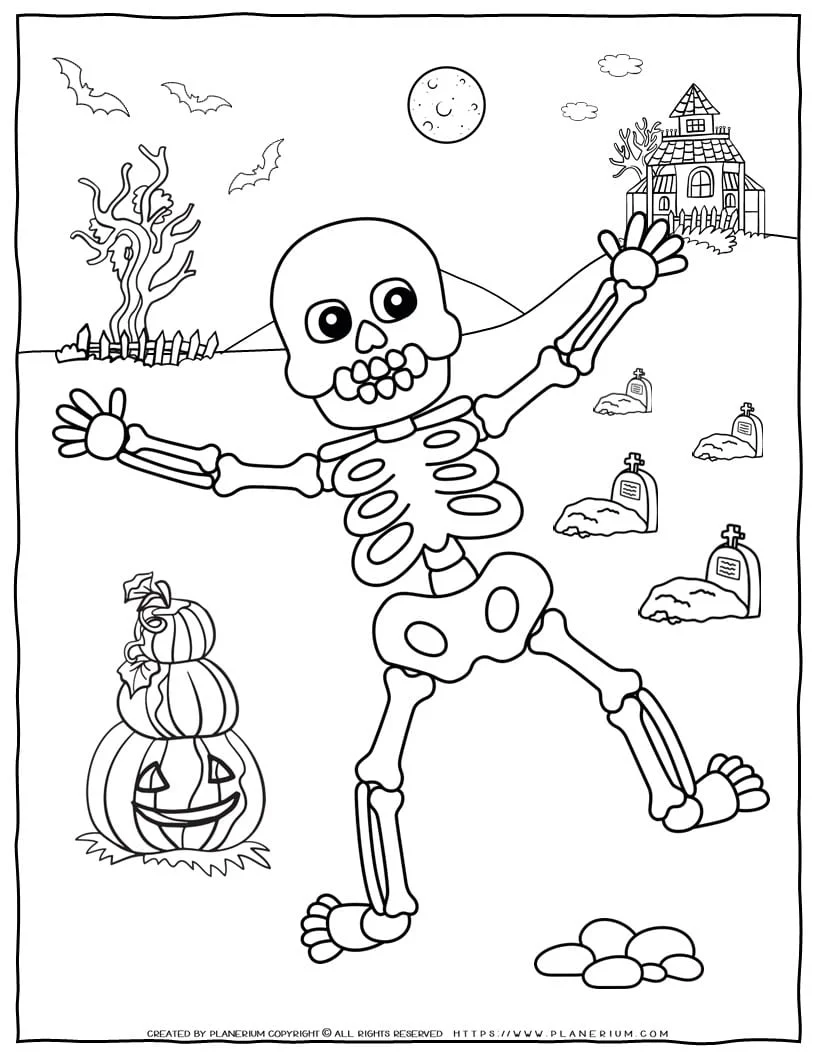 Halloween coloring page