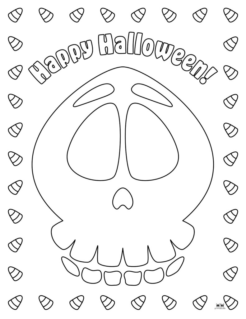 Skeleton coloring pages