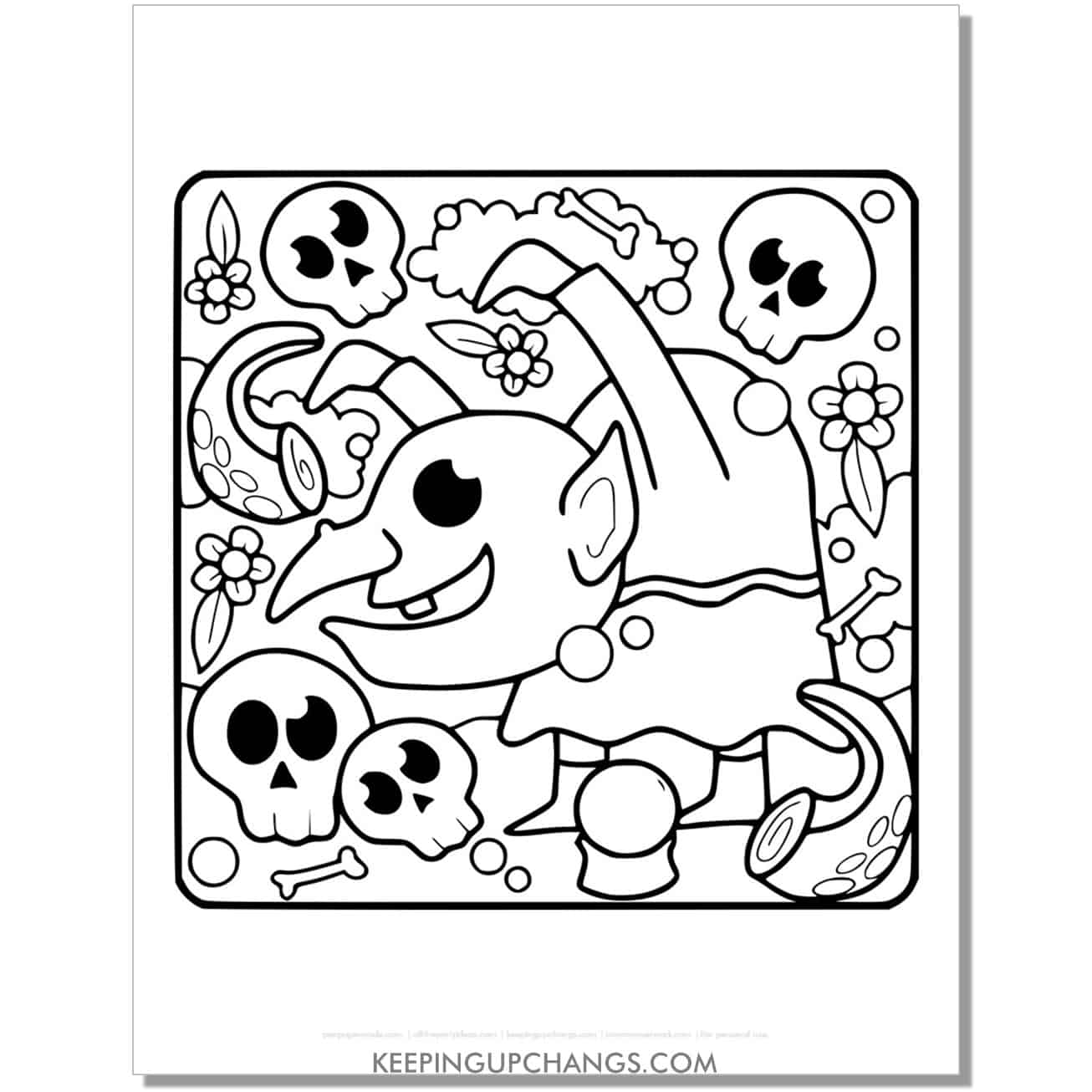 Free skeleton coloring pages sheets most popular printables