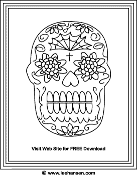 Printable halloween coloring pages and crafts