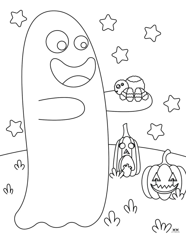 Halloween spider coloring pages