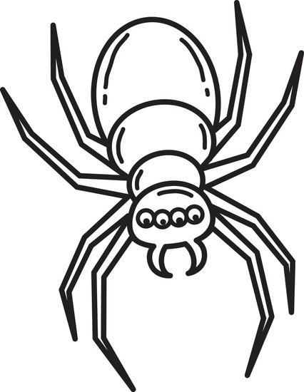 Printable halloween spider coloring page for kids spider coloring page free halloween coloring pages coloring pages for kids