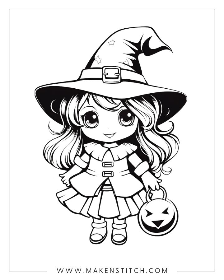 Free halloween coloring pages