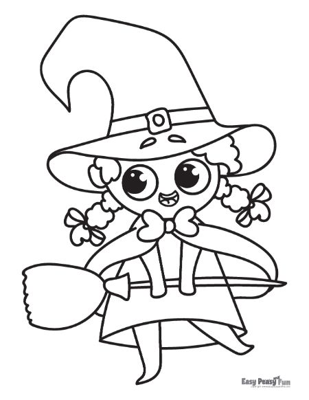 Printable witch coloring pages â sheets