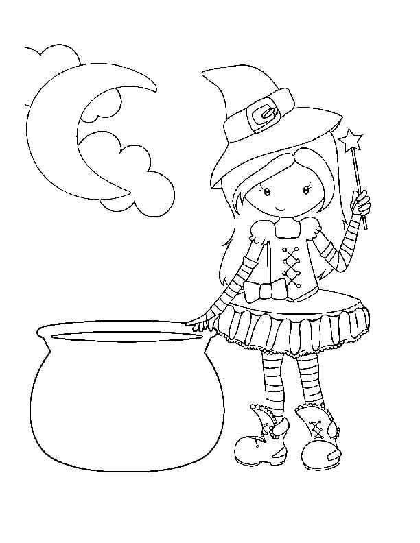 Cute free printable halloween coloring pages