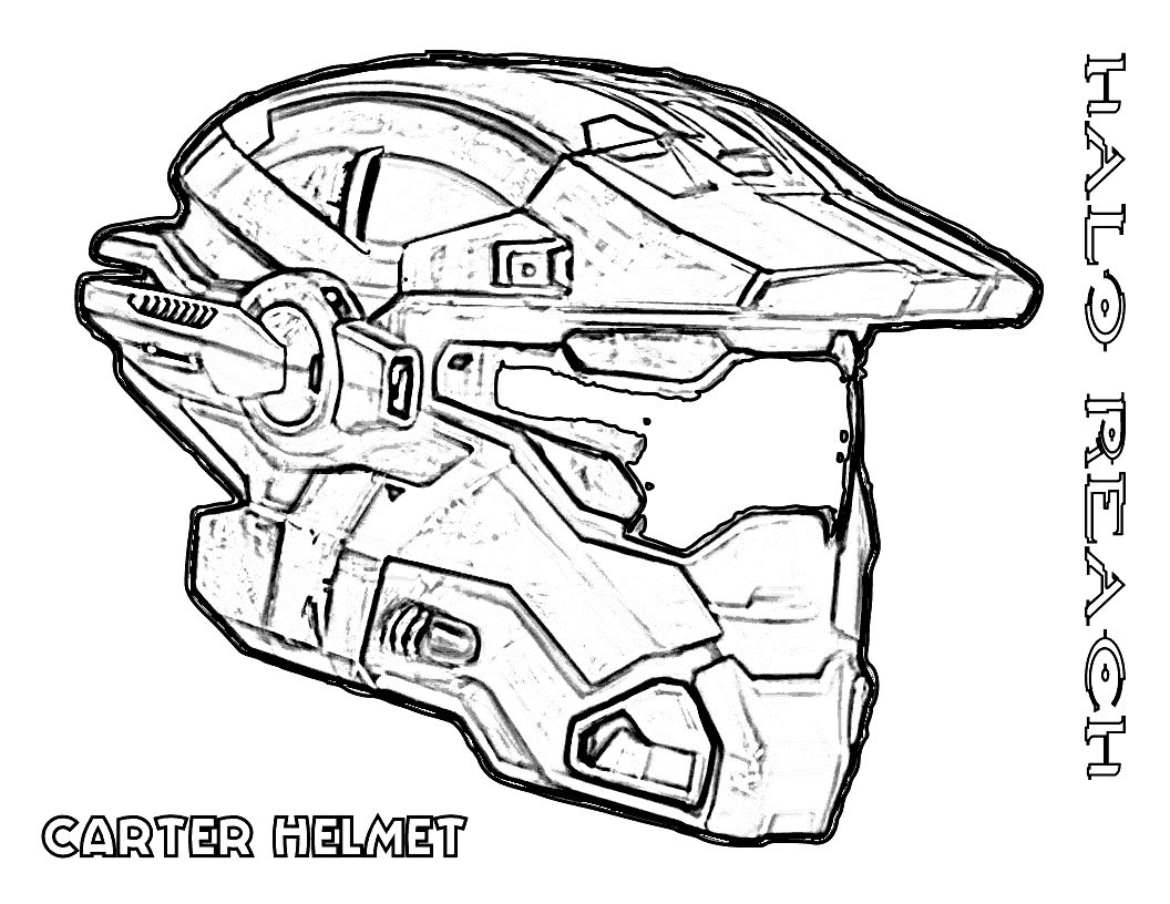 Halo coloring pages printable for free download