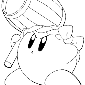 Kirby coloring pages printable for free download