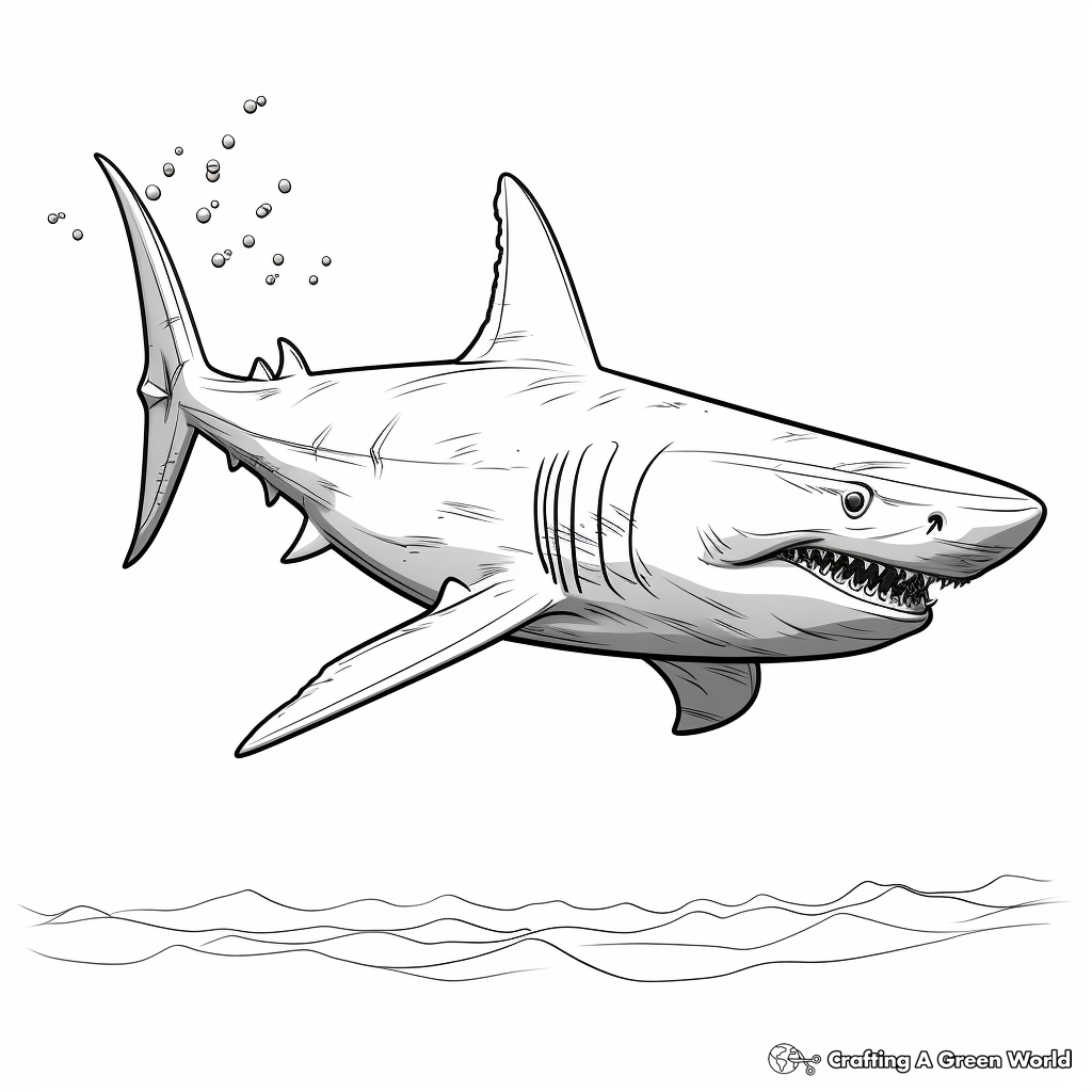 Shark coloring pages