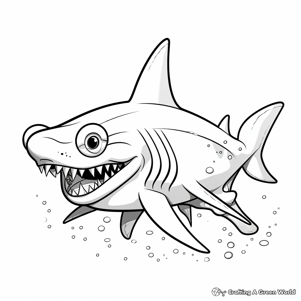 Shark coloring pages