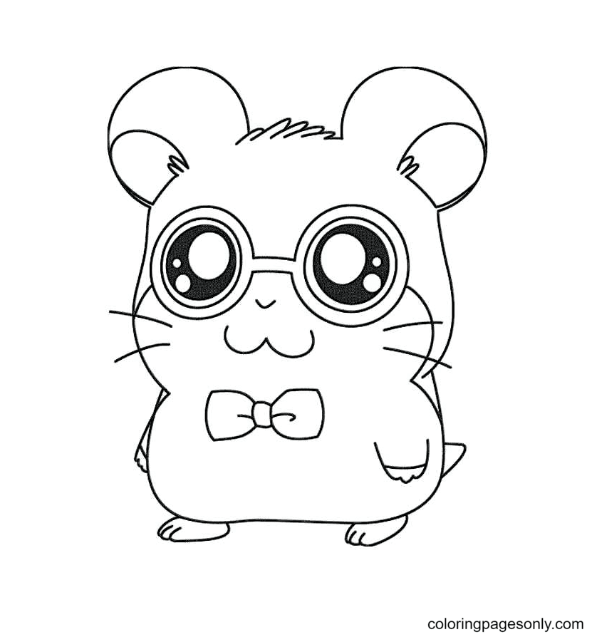 Hamster coloring pages printable for free download