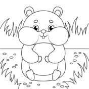 Hamsters coloring pages free coloring pages