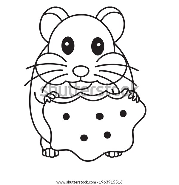 Hakuun funny hamster coloring pages animal coloring liittyvã vektorikuva rojaltivapaa