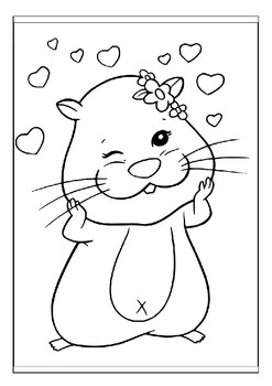 Discover the world of hamsters with our printable coloring pages collection pdf