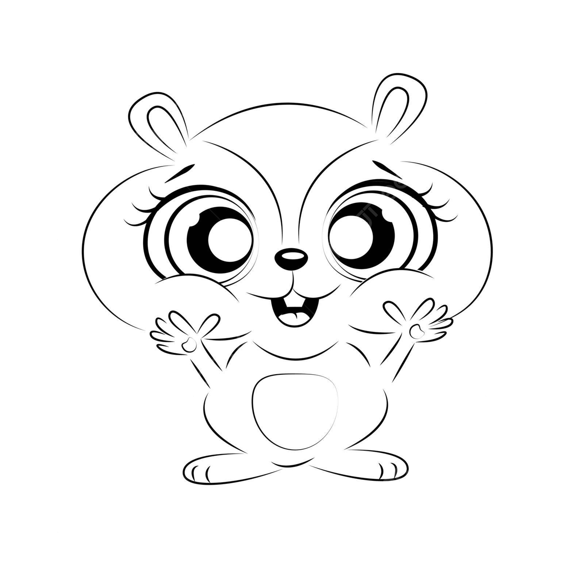 Hamster coloring book for all ages printable for clothes and items vector book drawing clothes drawing ring drawing png and vector with transparent background for free download