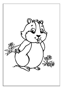 Teach your kids about hamsters with our printable coloring sheets pages