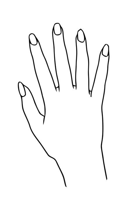 Nail coloring pages