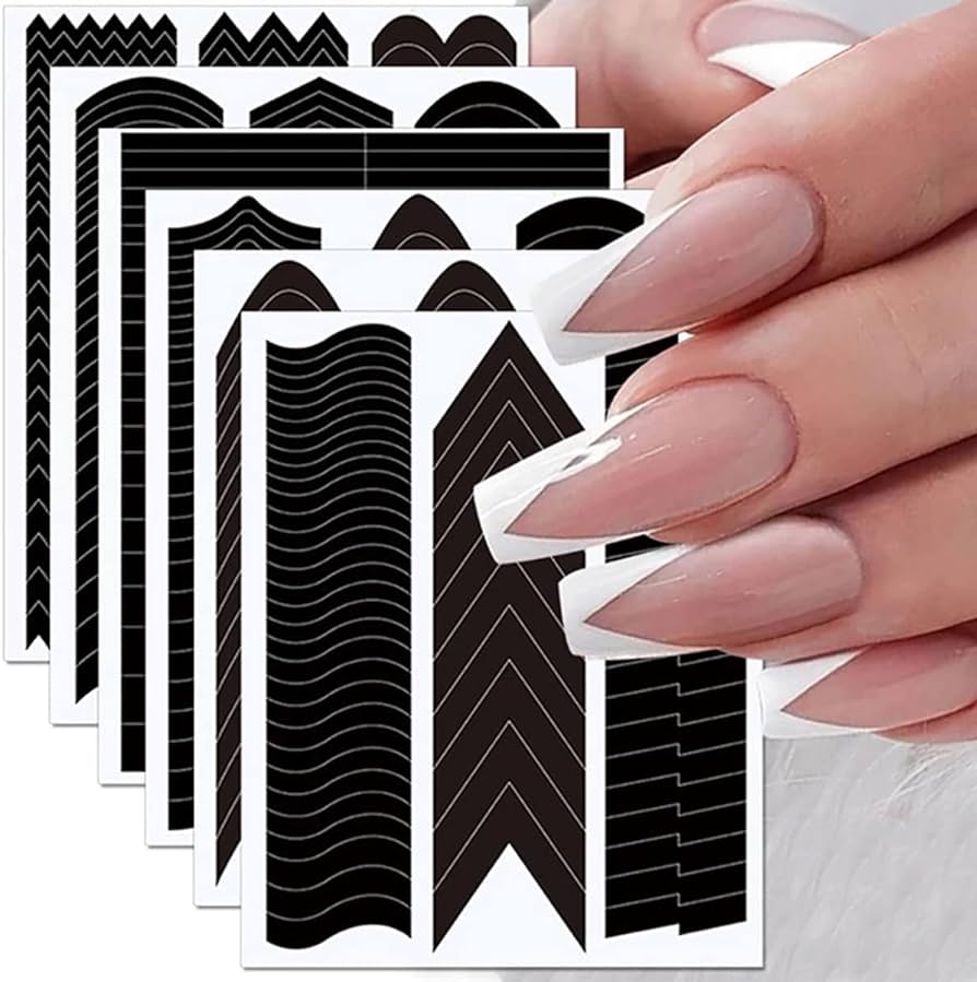 Sheets french manicure edge auxiliary nail sticker