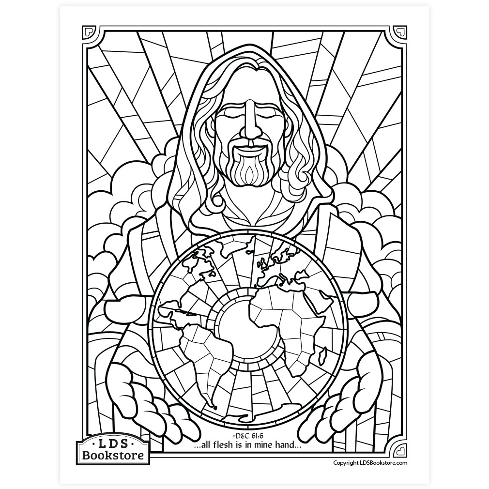 All flesh is in mine hand coloring page