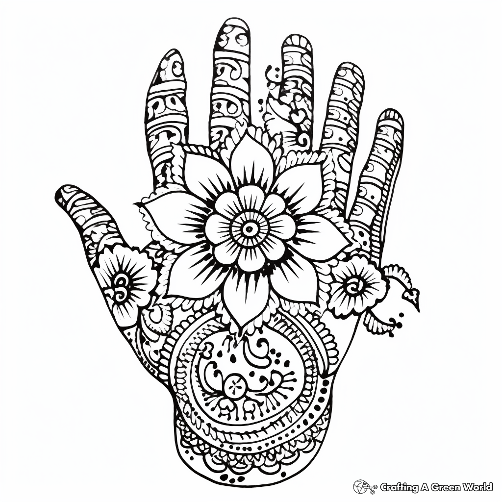 Hand coloring pages