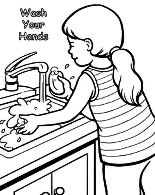 Washing your hands coloring pages coloring pages coloring pages for kids coloring for kids