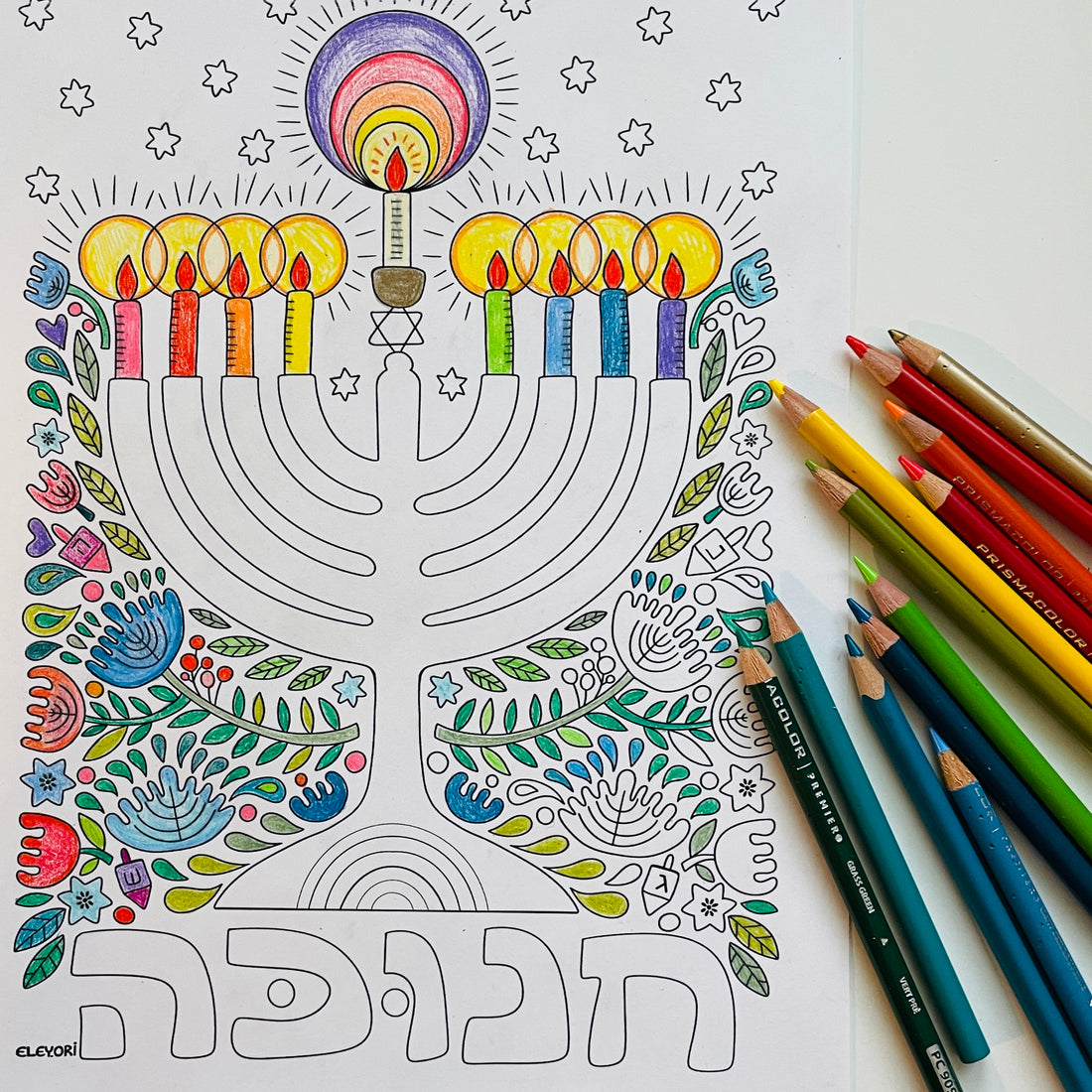 Free printable hanukkah coloring page not just for kids â art