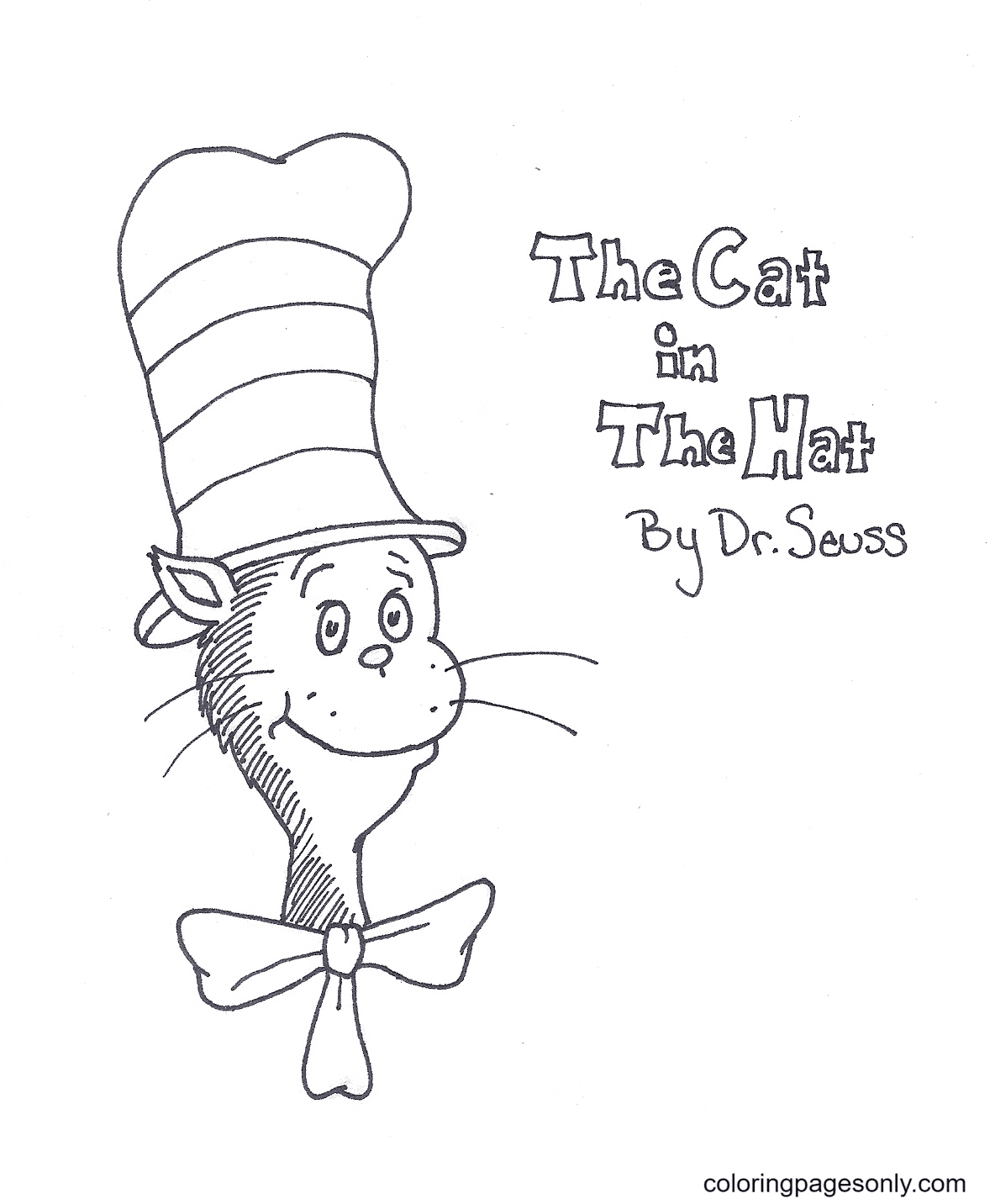 Happy birthday dr seuss free to print coloring page