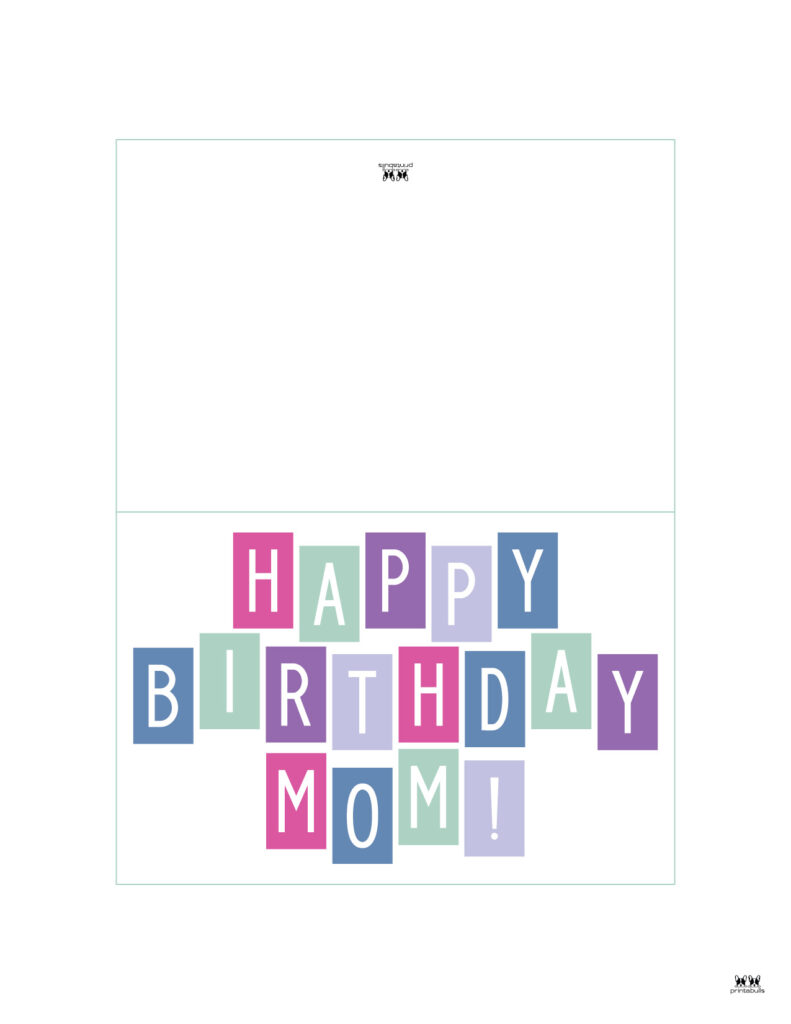 Printable birthday cards