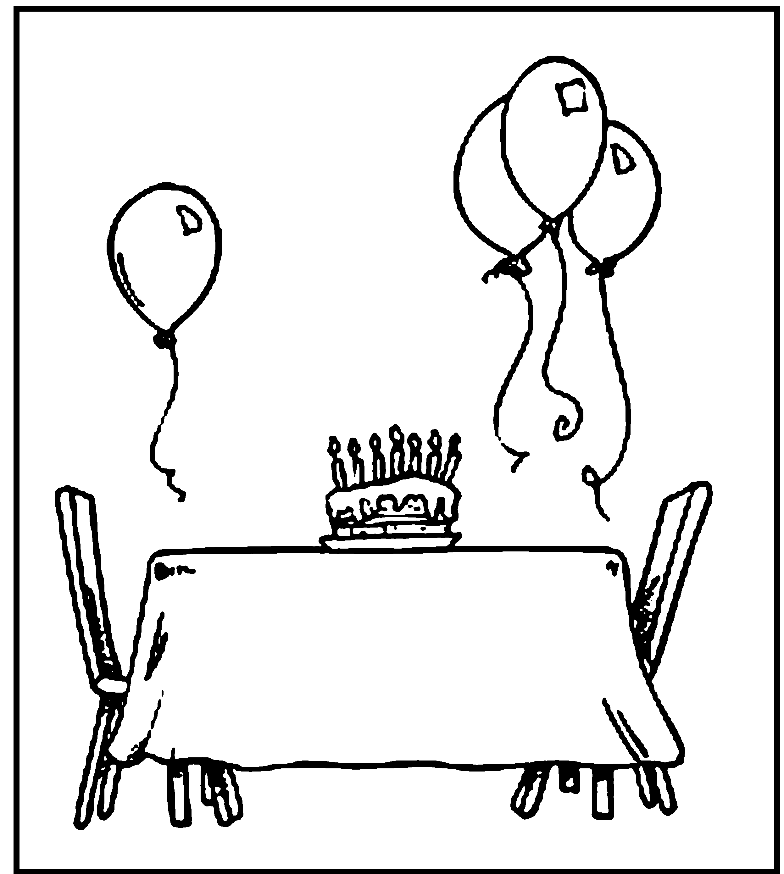 Free printable happy birthday coloring pages for kids