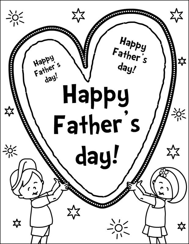 Happy fathers day coloring pages fathers day coloring page happy fathers day son happy fathers day