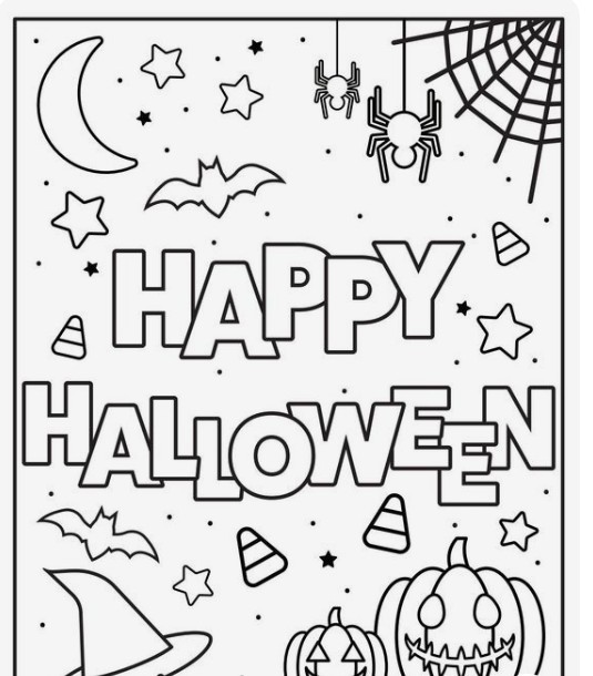 Best halloween coloring pages for kids in