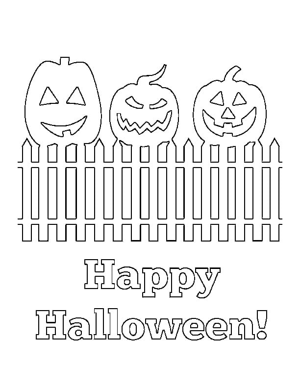 Cute free printable halloween coloring pages
