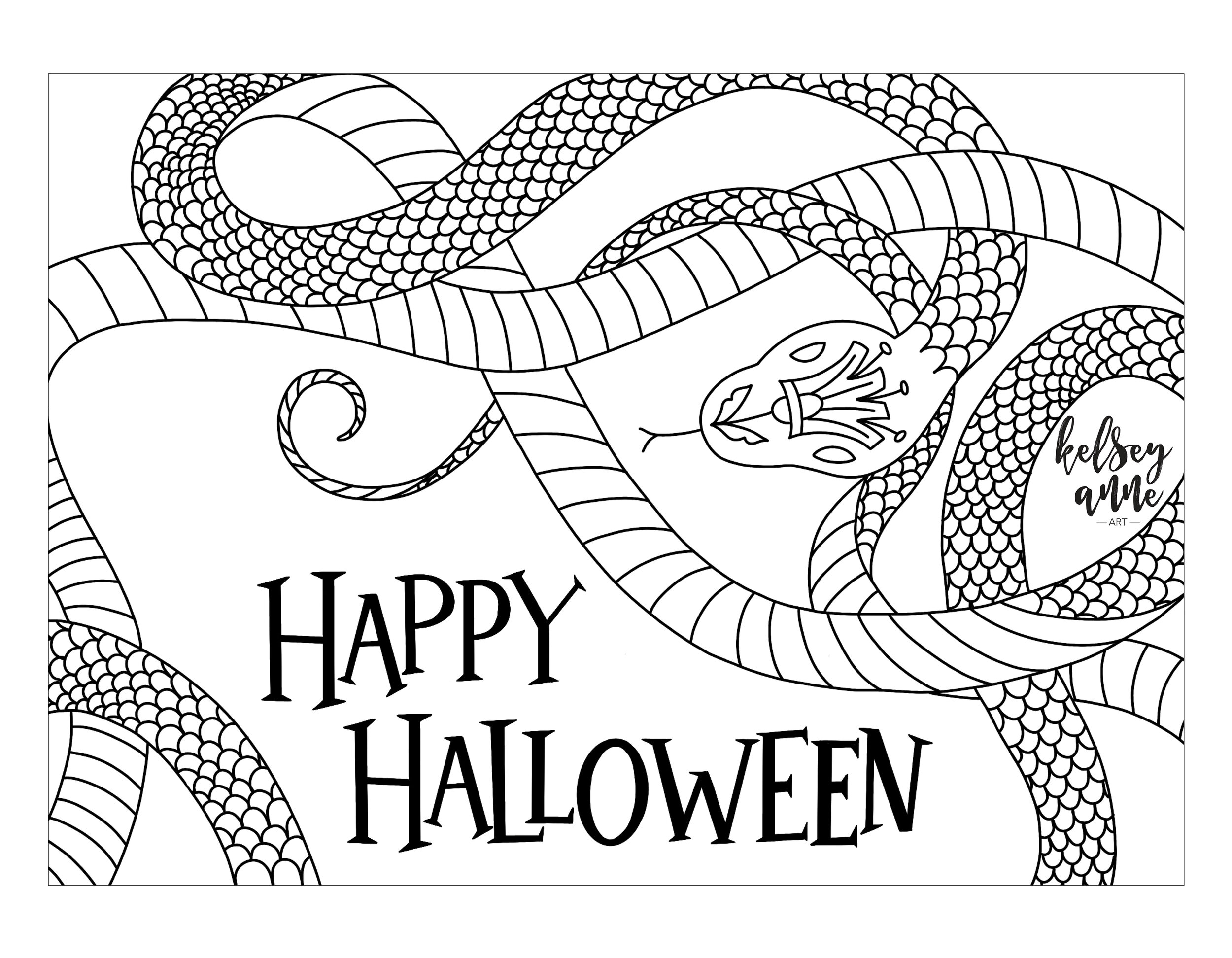 Halloween coloring pages â