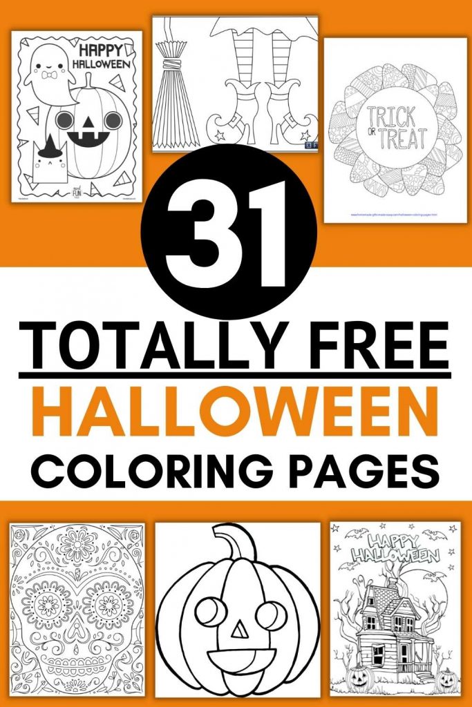 Free halloween coloring pages