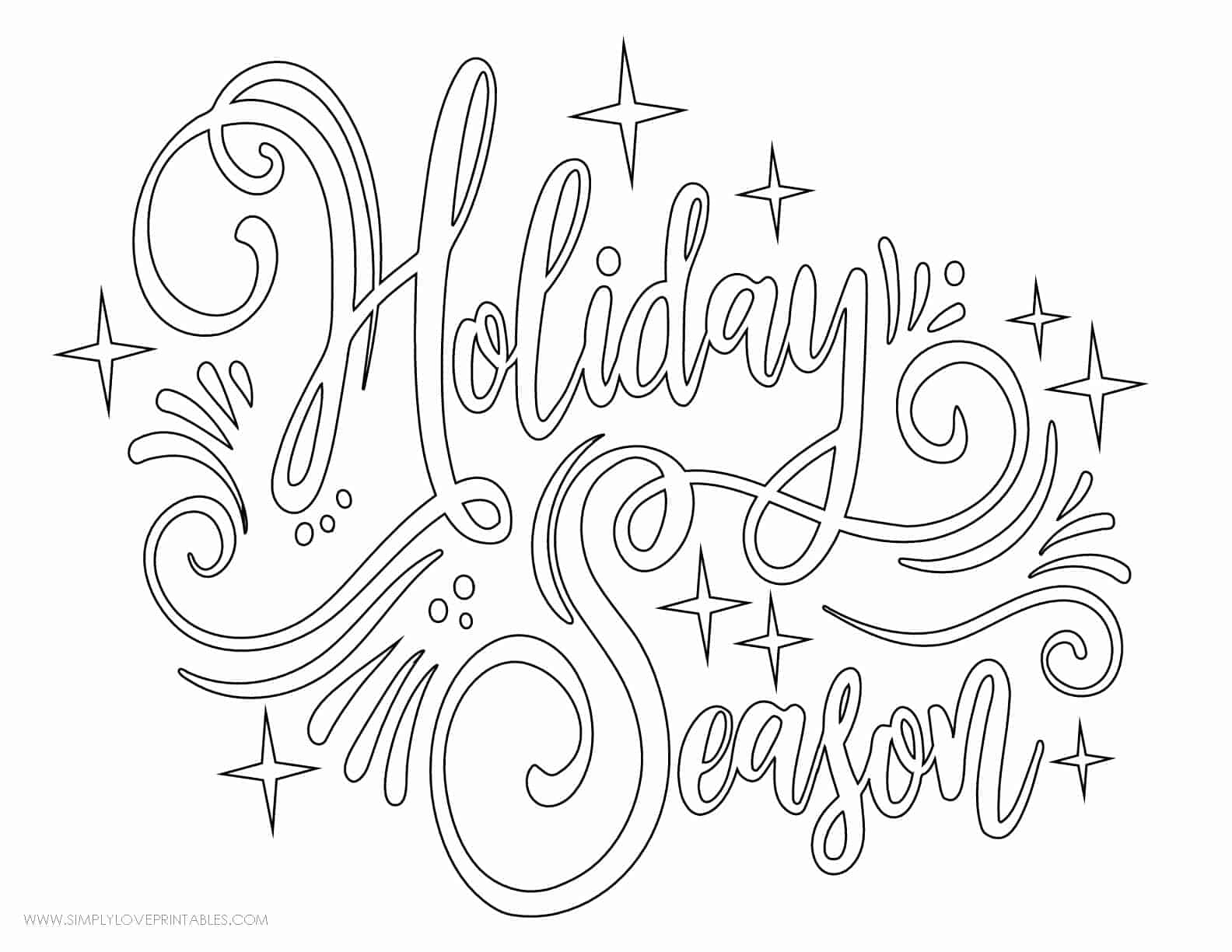 Free printable christmas coloring pages simply love printables