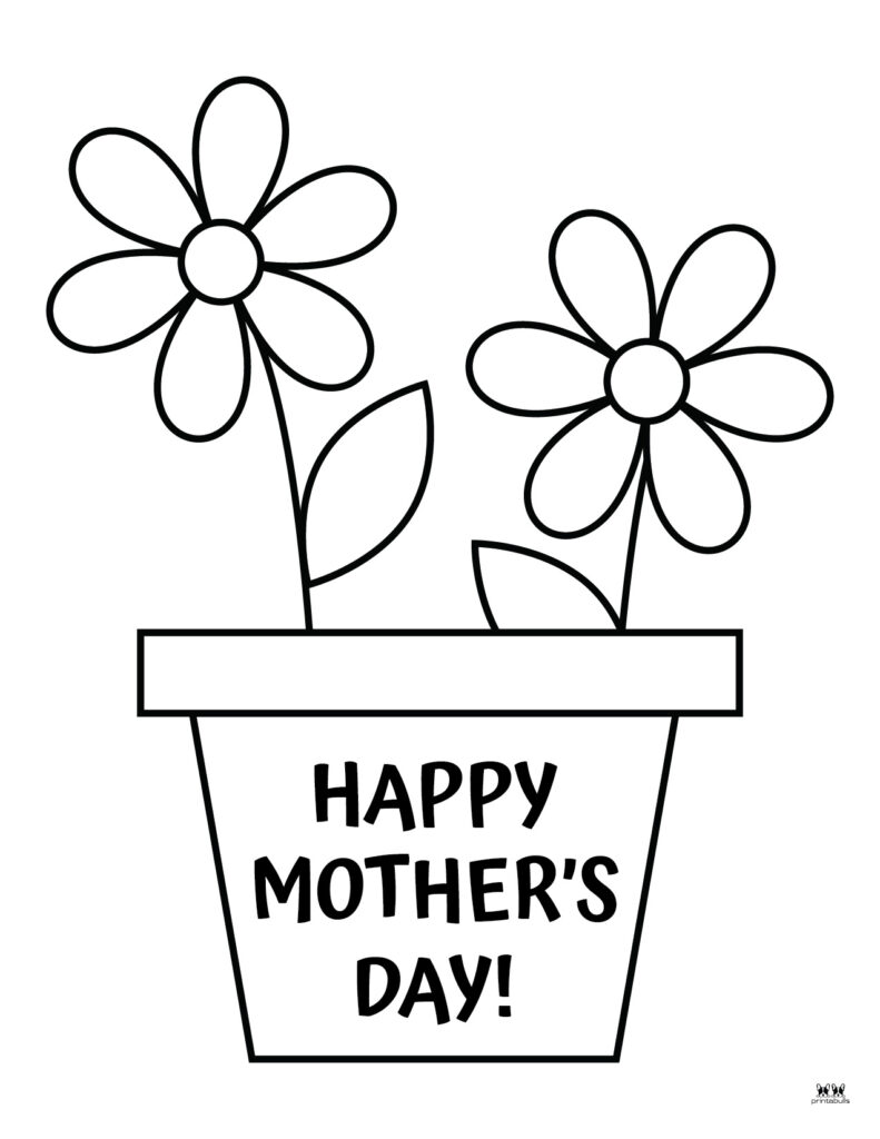 Mothers day coloring pages