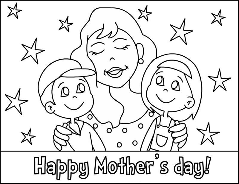 Free printable mothers day coloring pages for kids