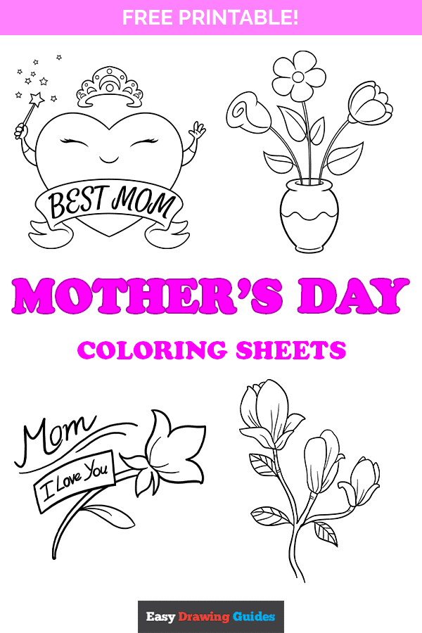 Free printable mothers day coloring pages for kids