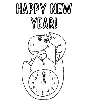 Happy new year coloring pages â free coloring pages to celebrate new years â the wild wild west parenting teaching blog