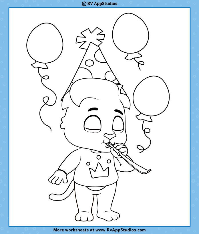 Printable new year coloring pages