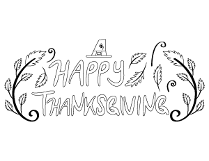 Free printable thanksgiving coloring pages