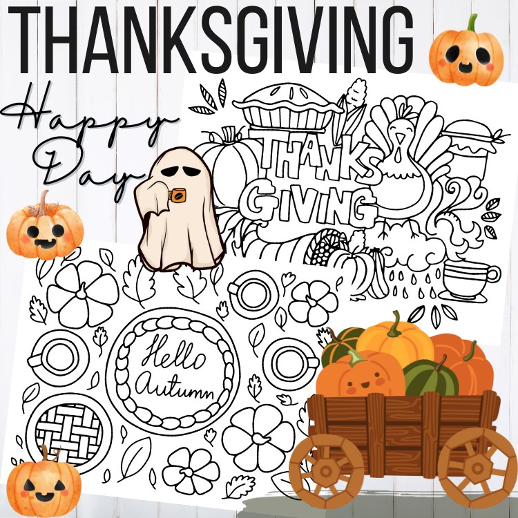 Printable thnaksgiving coloring pages