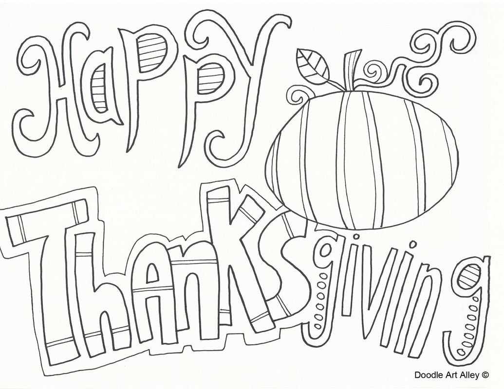 Thanksgiving coloring pages