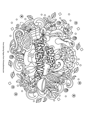 Happy thanksgiving coloring page â free printable pdf from