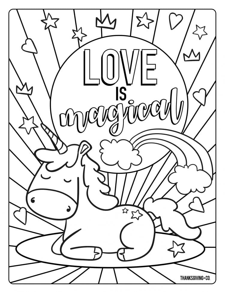 Valentines coloring pages